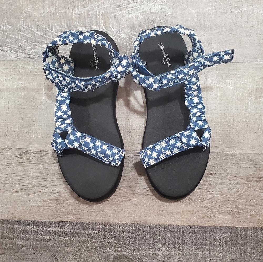 Universal Thread Floris Flatform Blue Velcro Blue… - image 2